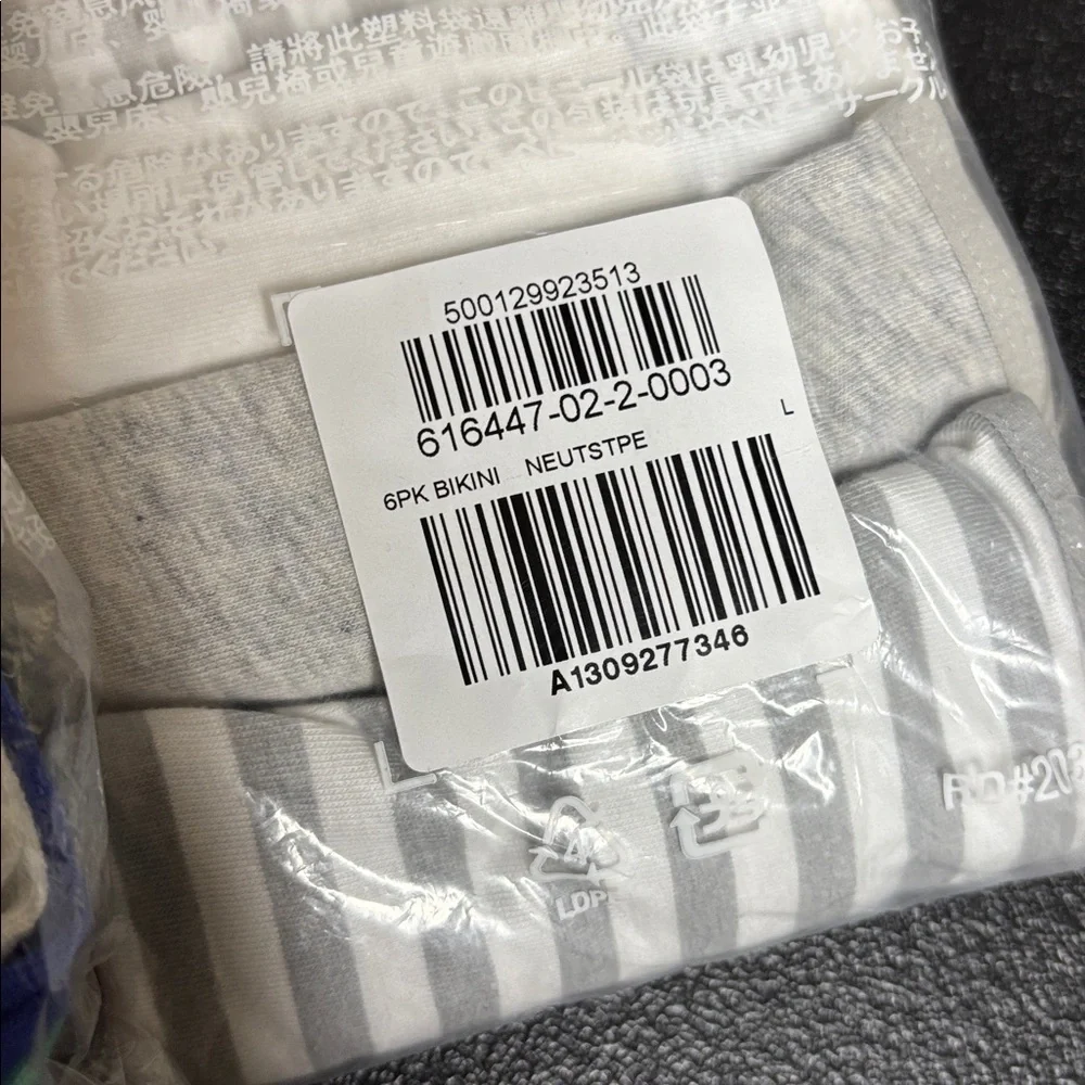 NWT Girls Bikini Socks Bundle Neutral Large